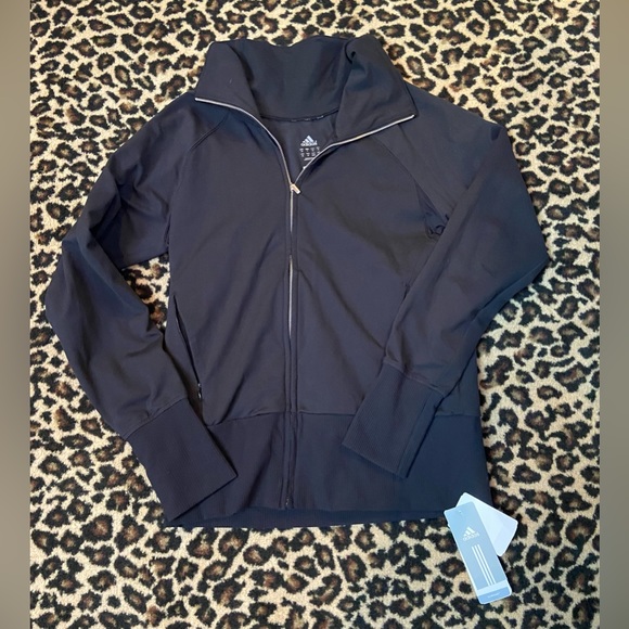 NWT ADIDAS clima365 full zip knit jacket - Picture 1 of 4